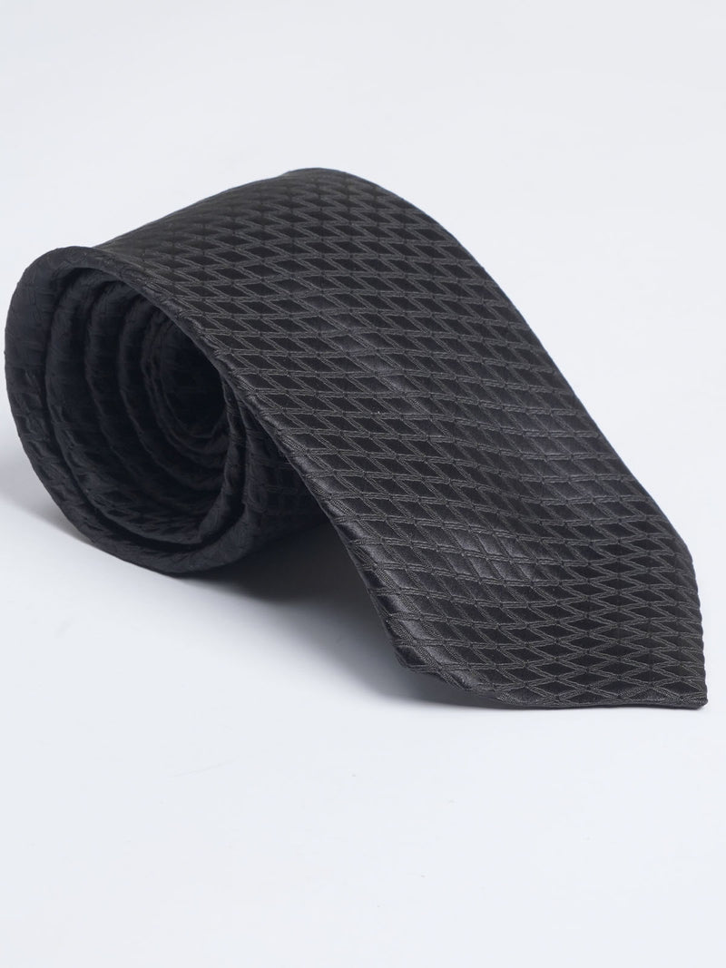 Black Designer Self Tie (TIE-1030)