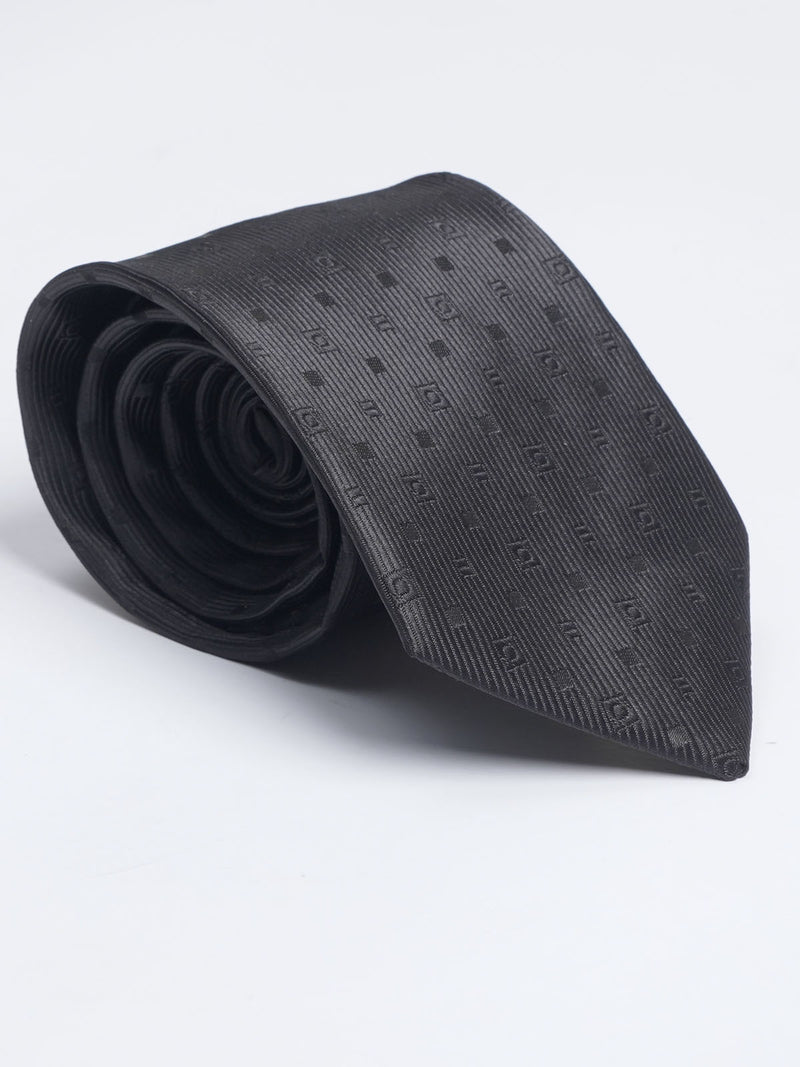 Black Designer Self Tie (TIE-1040)