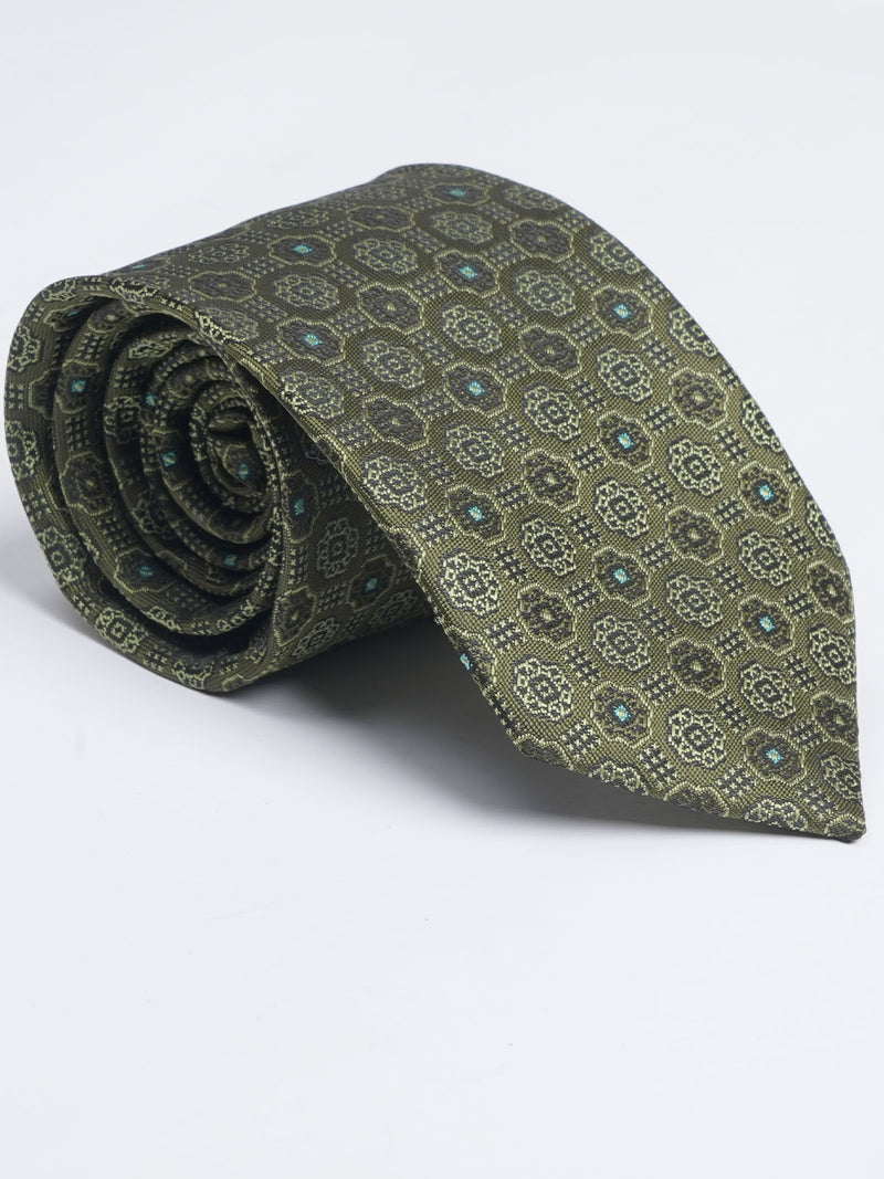 Dark Green Designer Self Tie (TIE-1112)