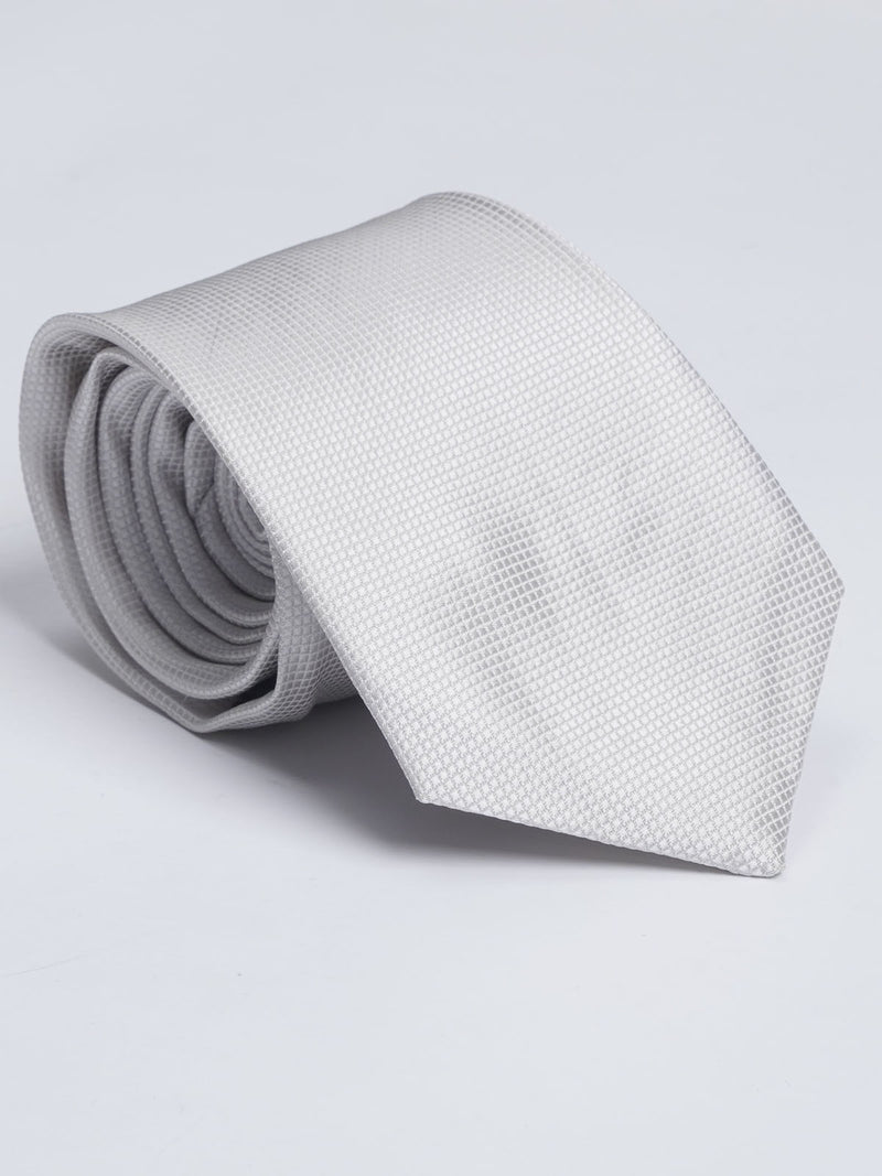 Grey Self Tie (TIE-1195)