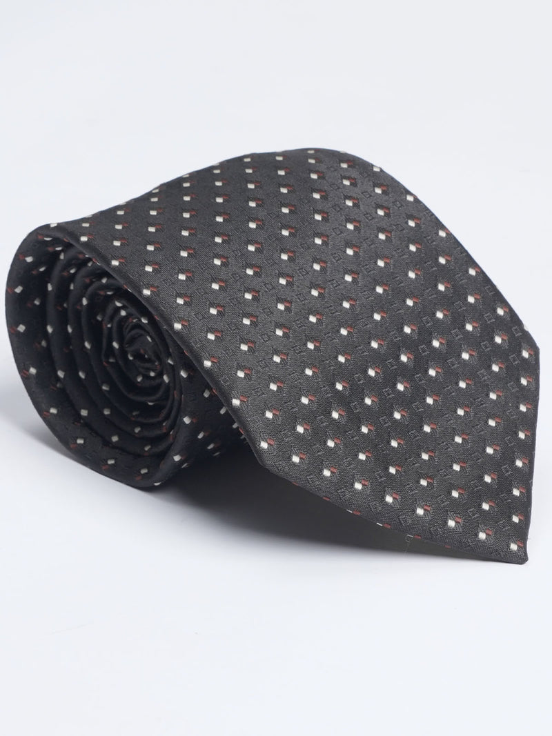 Black Designer Self Tie (TIE-1203)