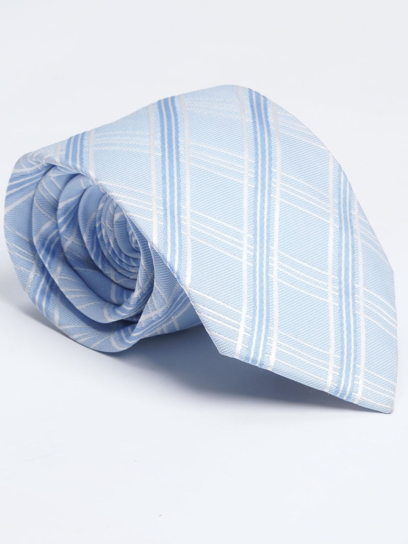 Light Blue Designer Self Tie (TIE-1209)