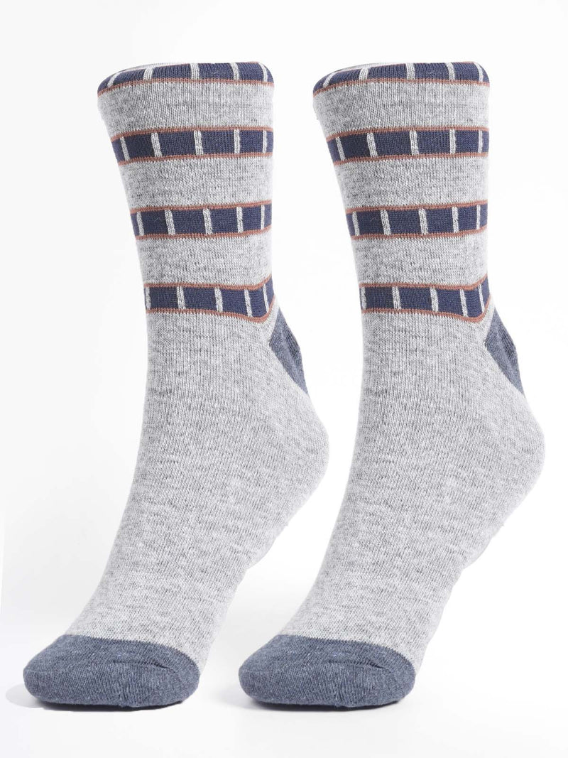 Grey Designer Socks (SOCKS-1243)