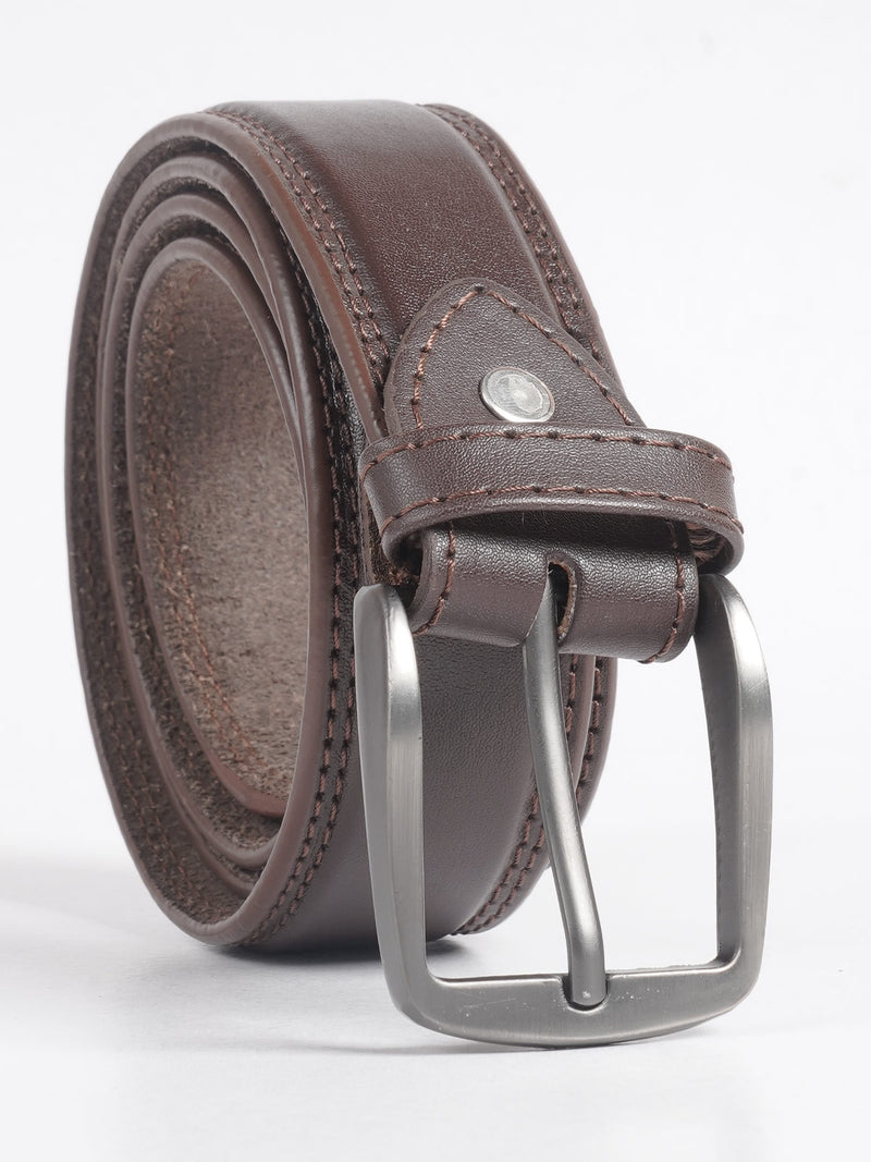 Ten Plain Leather Belt  (BELT-713)