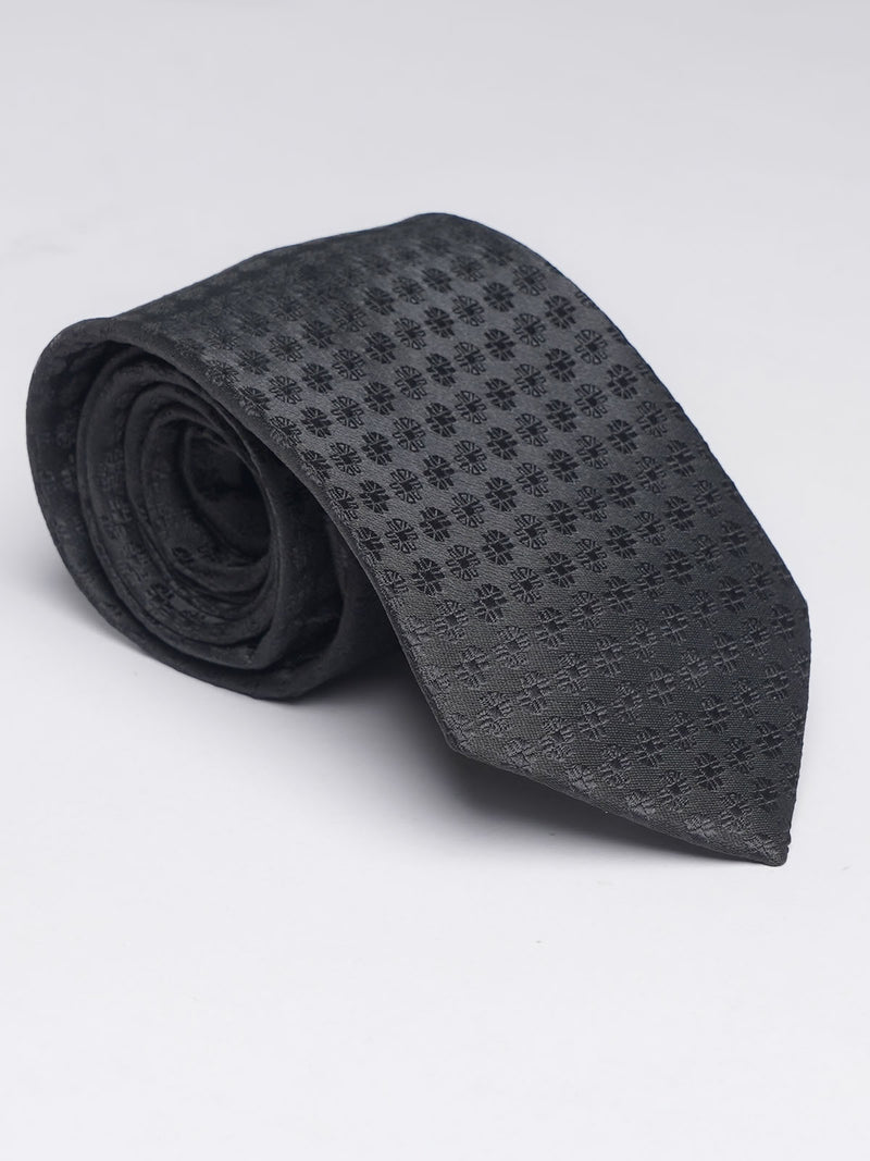 Black Designer Tie (TIE-859)
