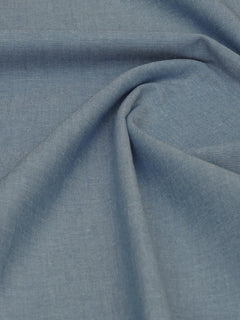 Bluish Grey Self Bespoke Shirt (BSPL-008)