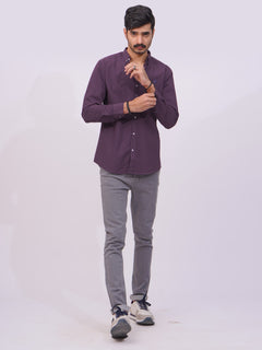 Purple Designer Printed Casual Shirt  (CSP-261)