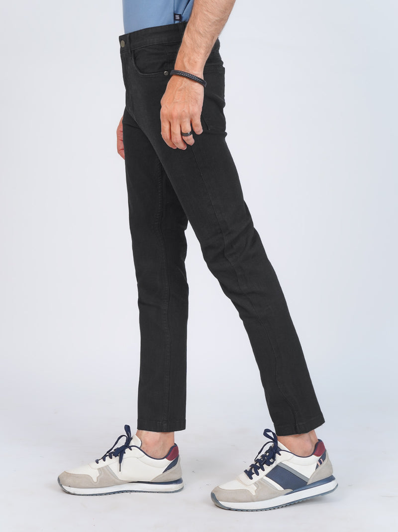 Black Stretchable Denim Jeans 39