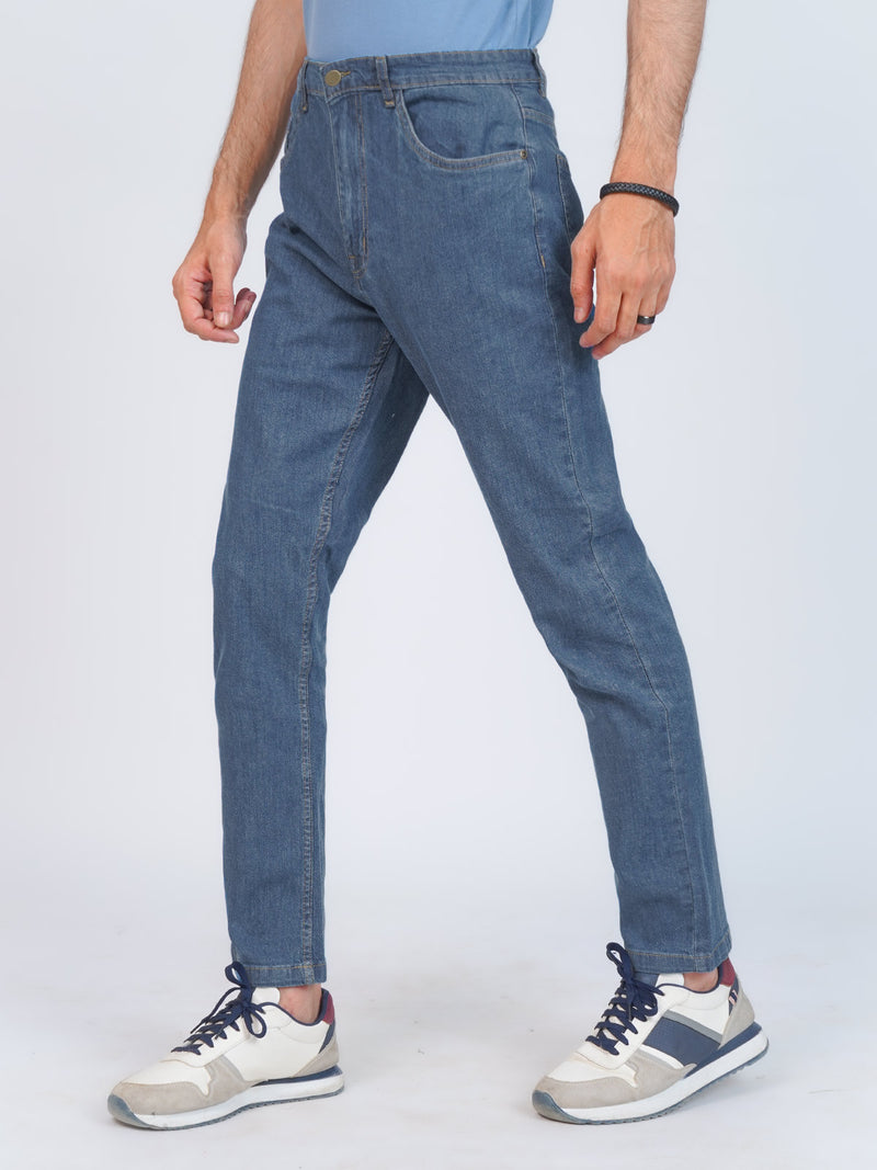 Mid Blue Stretchable Denim Jeans 39
