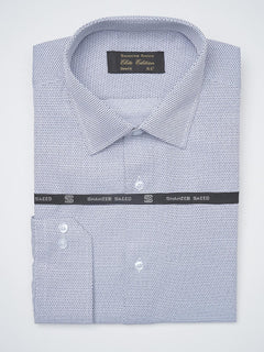 Black & White Self, Elite Edition, French Collar Men’s Formal Shirt (FS-1221)