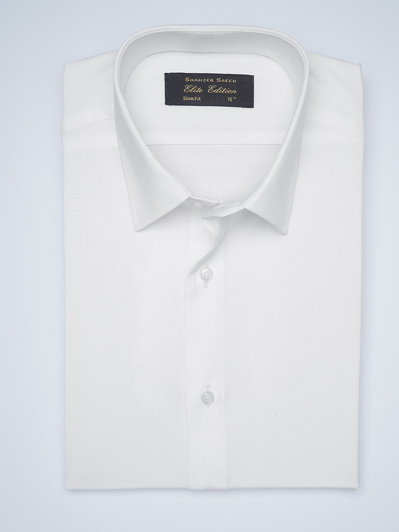 White Plain, French Collar, Elite Edition, Men’s Formal Shirt  (FS-1473)