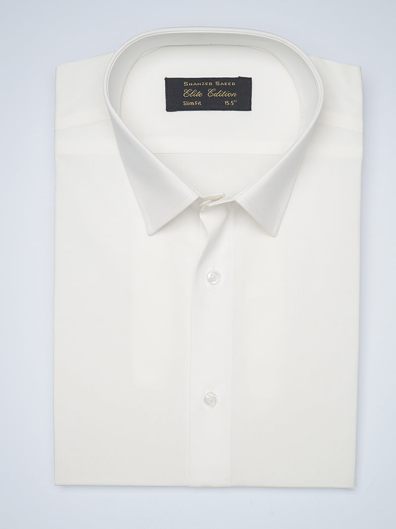White Plain, French Collar, Elite Edition, Men’s Formal Shirt  (FS-1499)