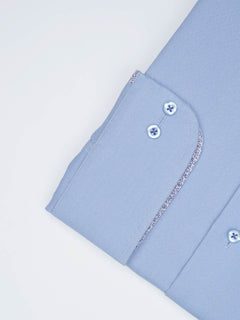 Blue Designer, Elite Edition, Spread Collar Men’s Designer Formal Shirt (FS-1532)