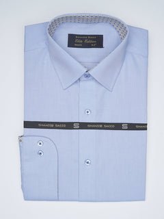 Sky Blue Designer, Elite Edition, Spread Collar Men’s Designer Formal Shirt (FS-1536)