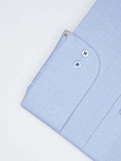 Sky Blue Designer, Elite Edition, Spread Collar Men’s Designer Formal Shirt (FS-1536)