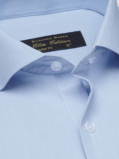 Blue Striped, Elite Edition, Cutaway Collar Men’s Formal Shirt (FS-1651)
