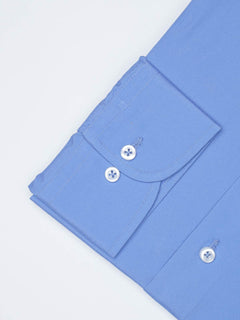 Royal Blue Plain, Cutaway Collar, Elite Edition, Men’s Formal Shirt  (FS-1678)