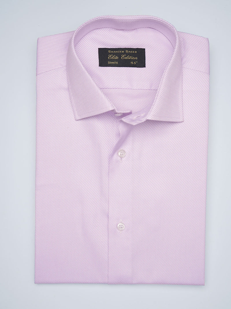 Light Purple Striped, Elite Edition, French Collar Men’s Formal Shirt (FS-1700)