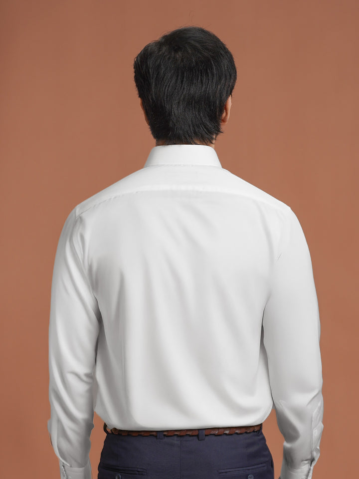 White Plain, Cutaway Collar, Elite Edition, Men’s Designer Formal Shirt (FS-2472)