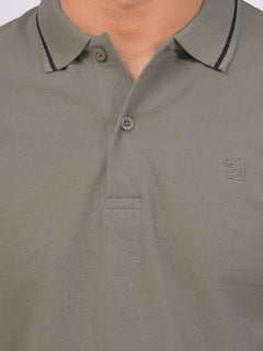 Roasted Casla Classic Half Sleeves Cotton Polo T-Shirt (POLO-676)