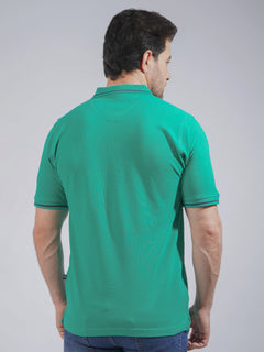 Slushy Classic Half Sleeves Cotton Polo T-Shirt (POLO-743)