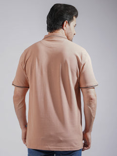 Cork Classic Half Sleeves Cotton Polo T-Shirt (POLO-745)