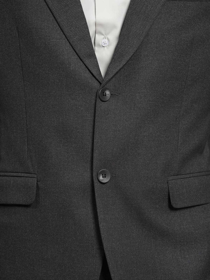 Charcoal Self Two Piece Suit (SF-105)