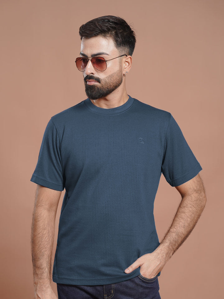 Poseidon Jacquard Men’s T-Shirt (TEE-358)