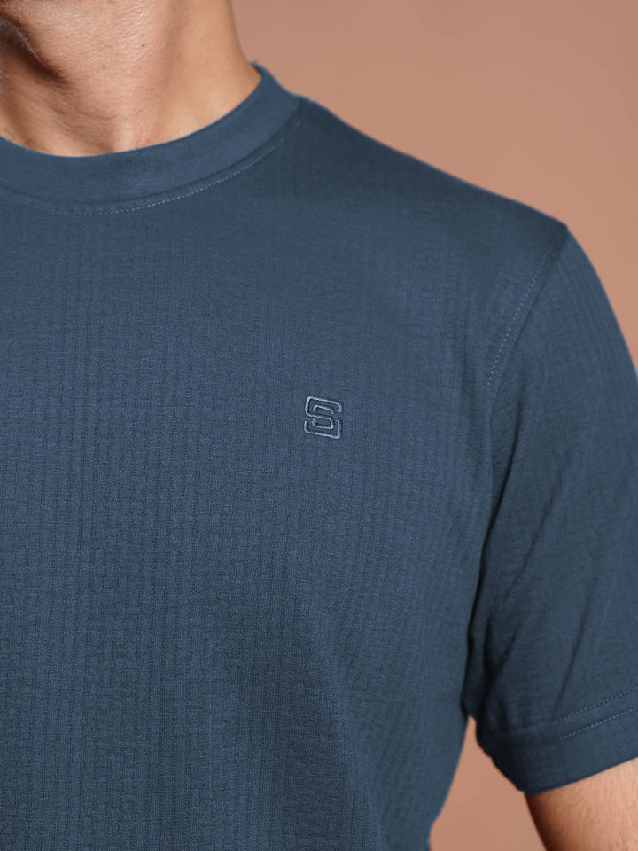 Poseidon Jacquard Men’s T-Shirt (TEE-358)