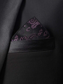 Black Designer Tie Set (TS-258)