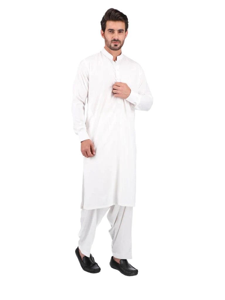 White Shalwar Kameez