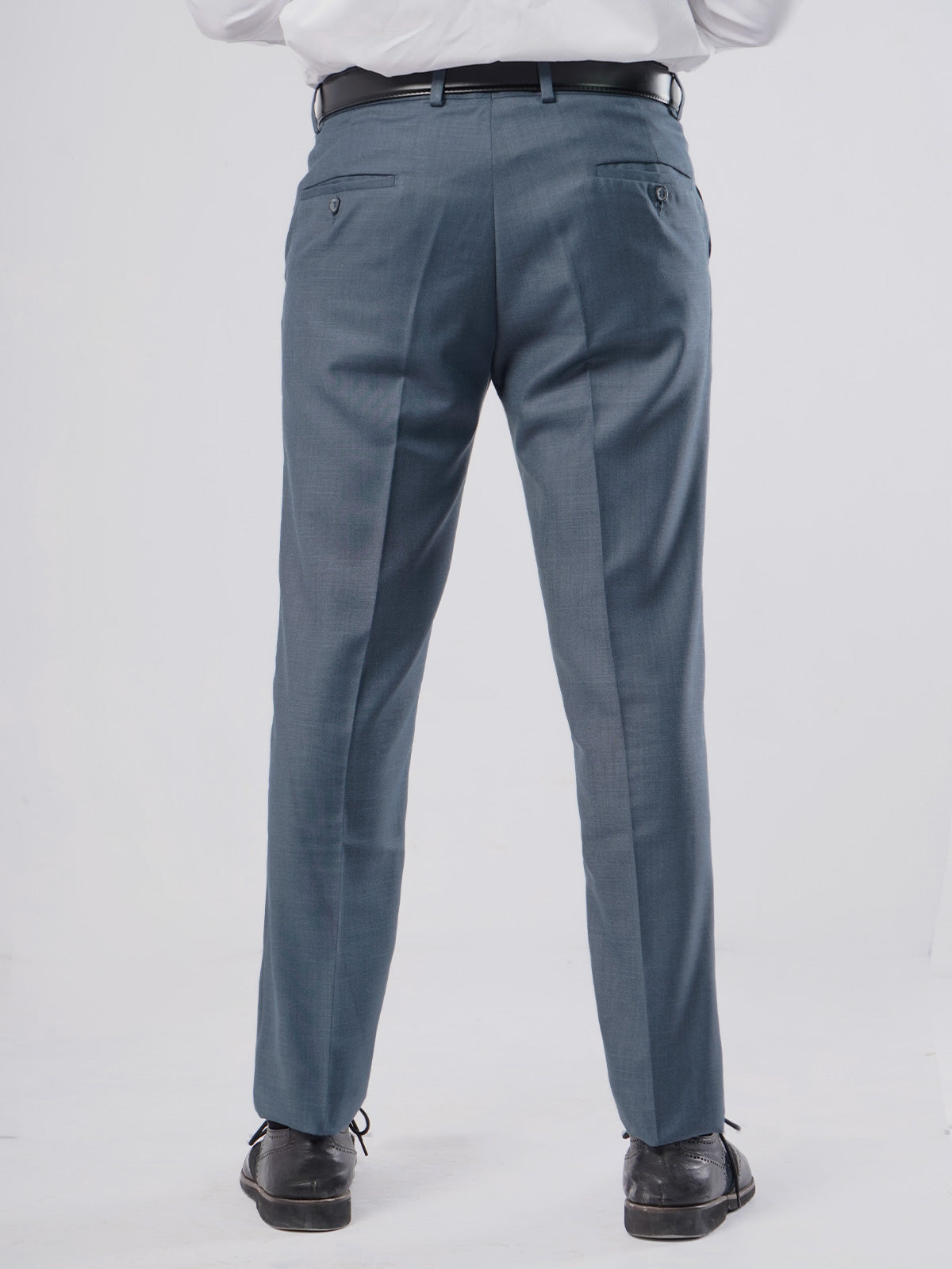 Greyish Blue Plain Executive Formal Dress Trouser (FDT-102)
