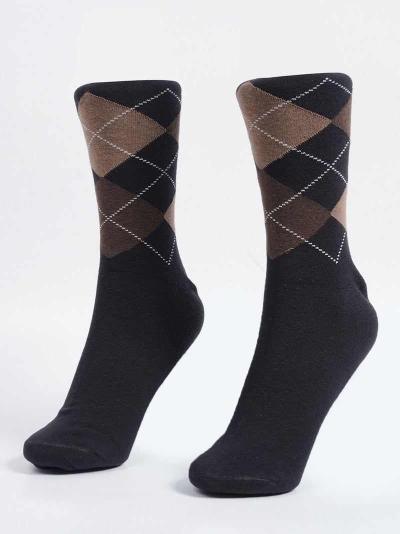 Black Designer Socks (SOCKS-1010)
