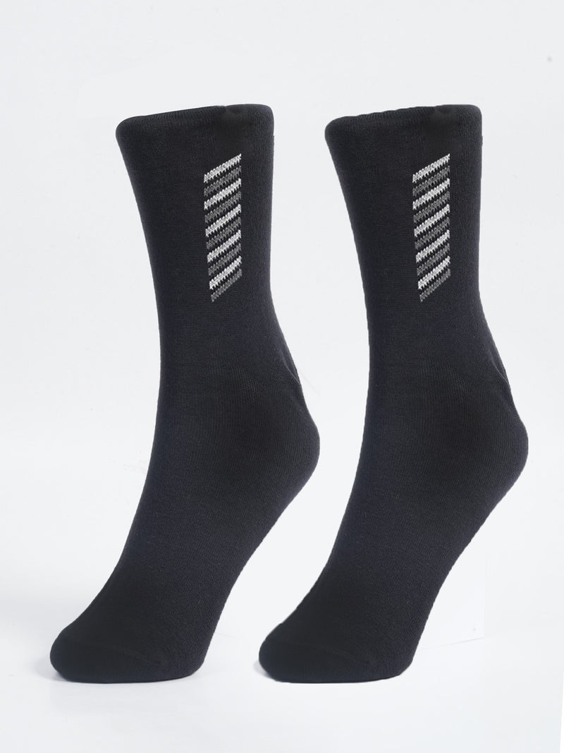Black Designer Socks (SOCKS-1019)