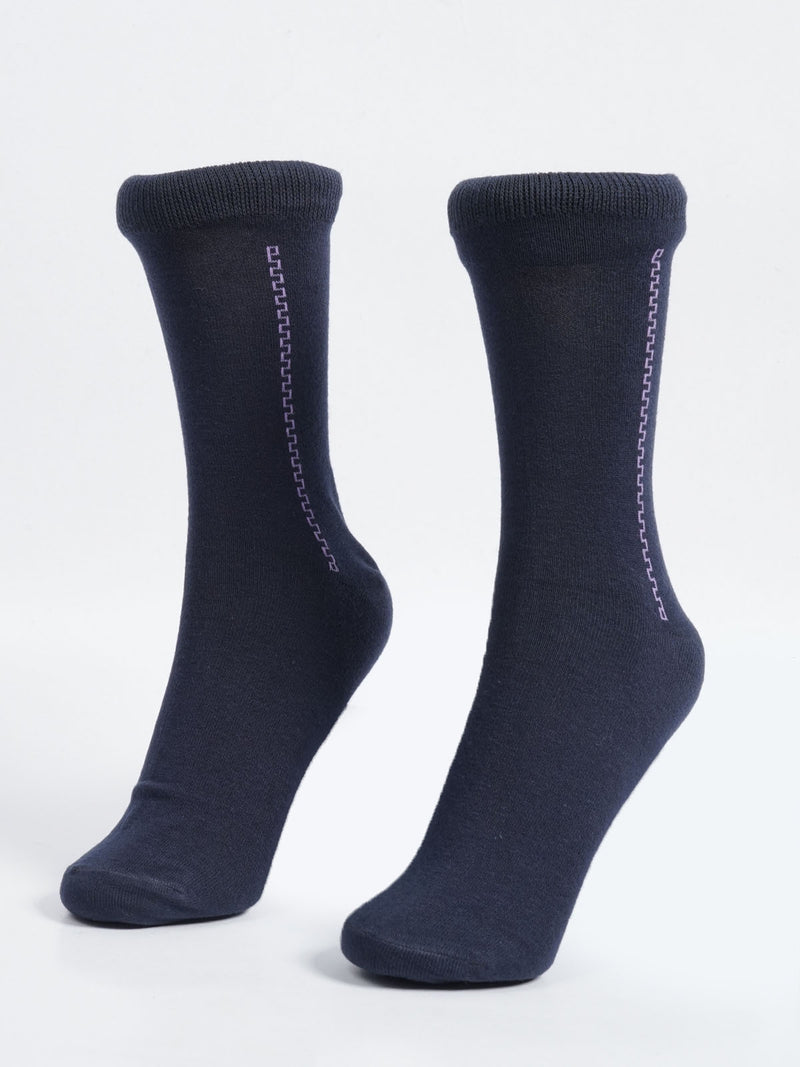Black Designer Socks (SOCKS-1022)