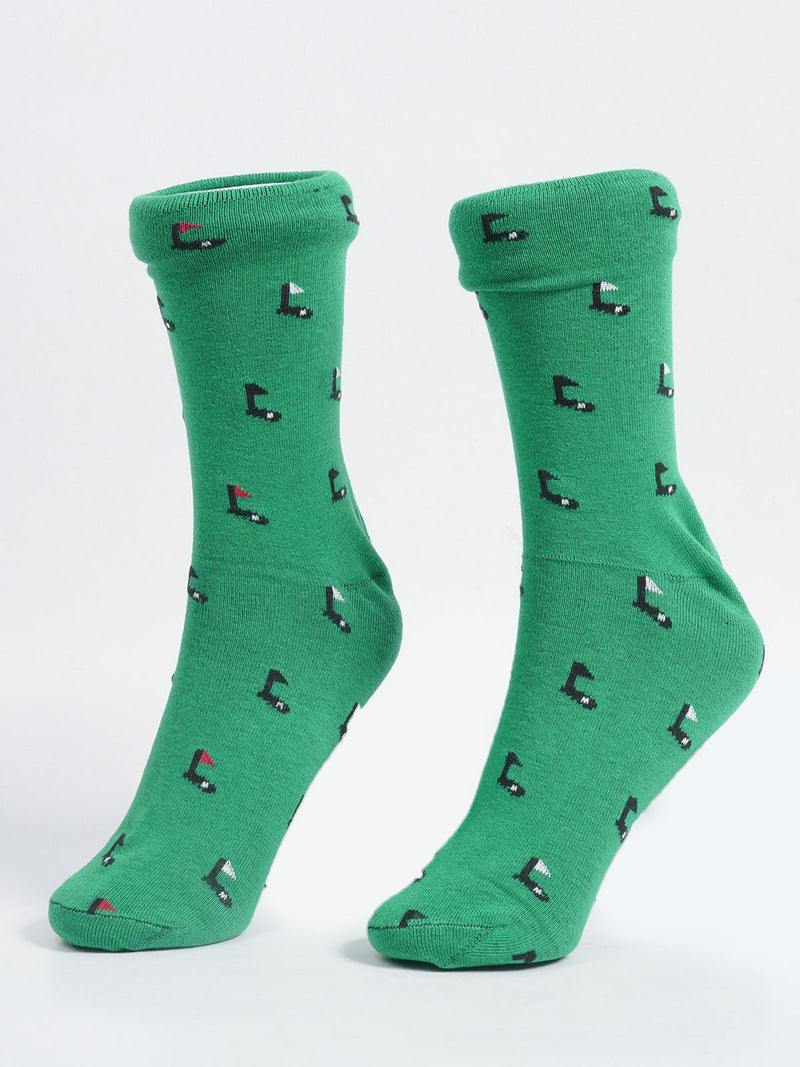 Green Designer Socks (SOCKS-1027)