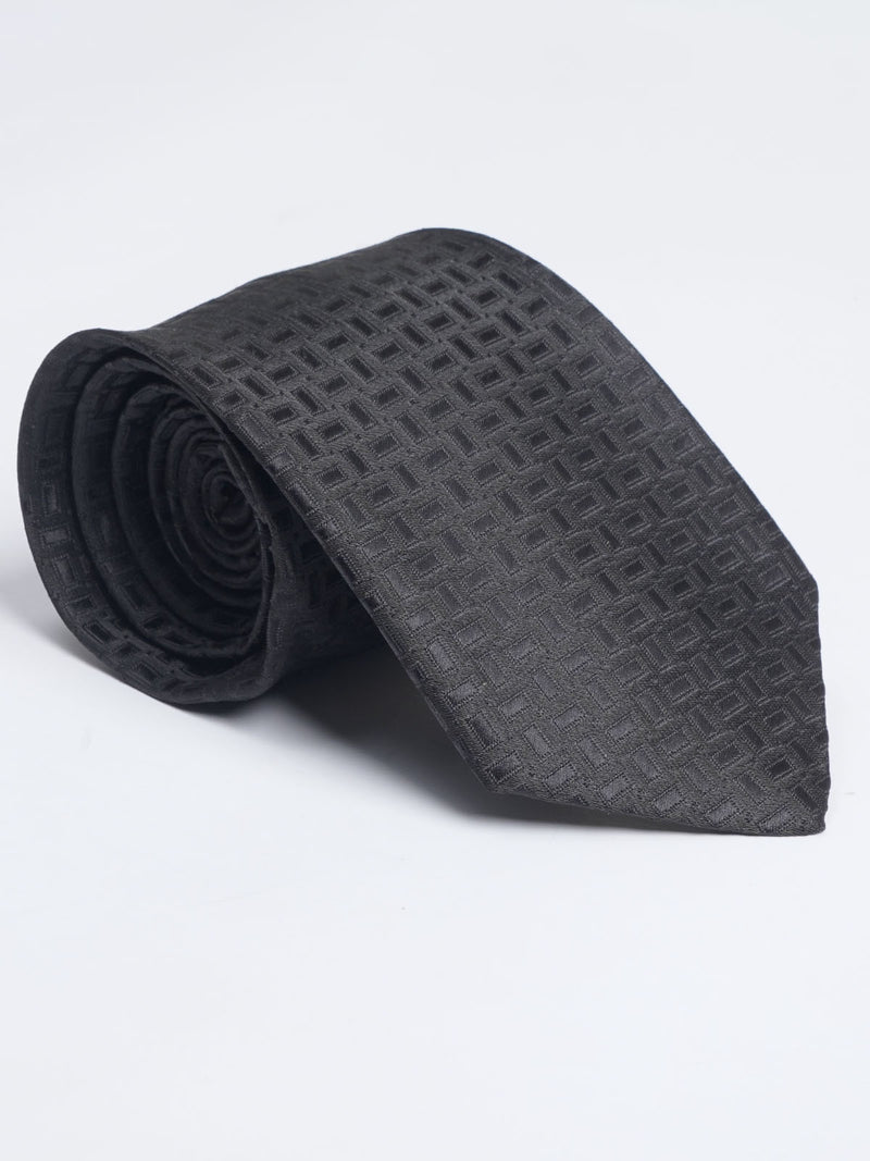 Black Designer Self Tie (TIE-1029)