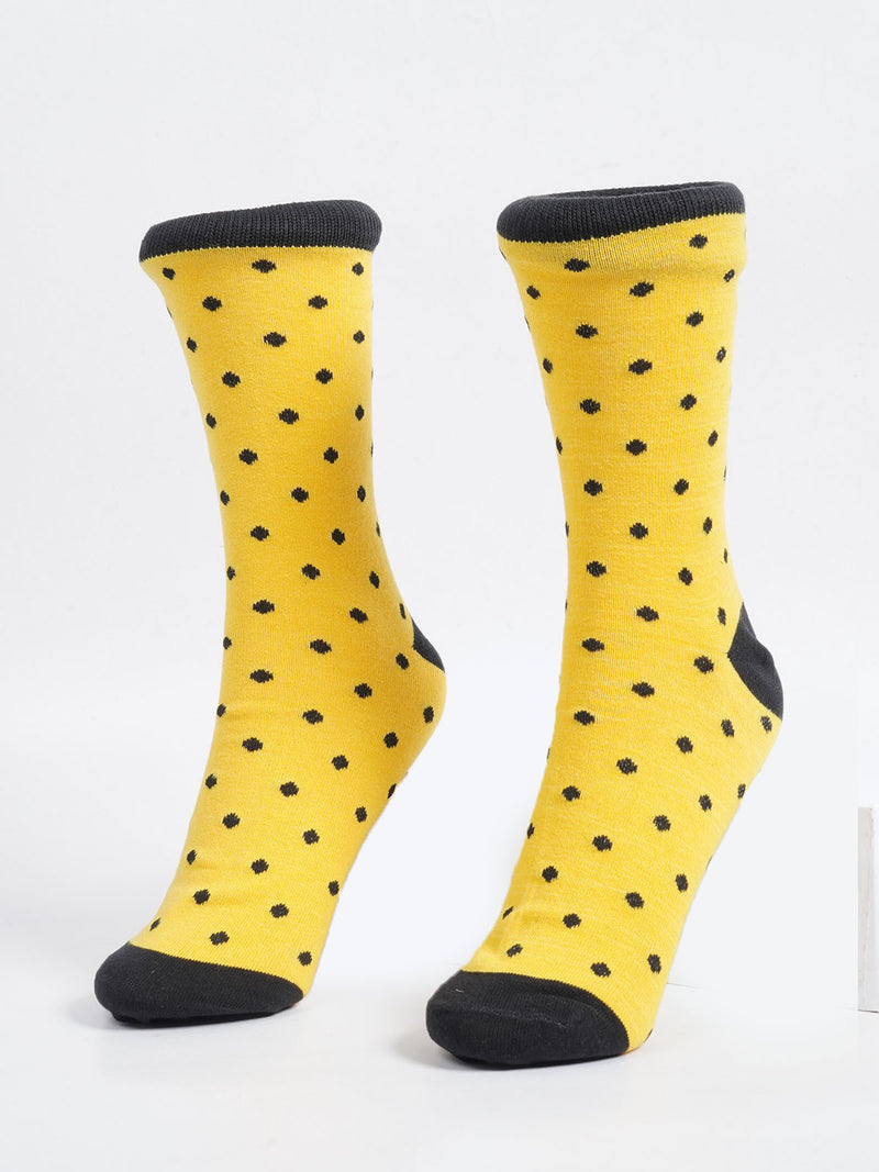Yellow Designer Socks (SOCKS-1030)