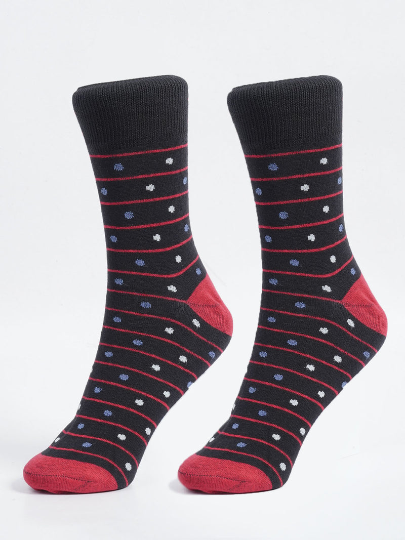 Black  Designer Socks (SOCKS-1031)