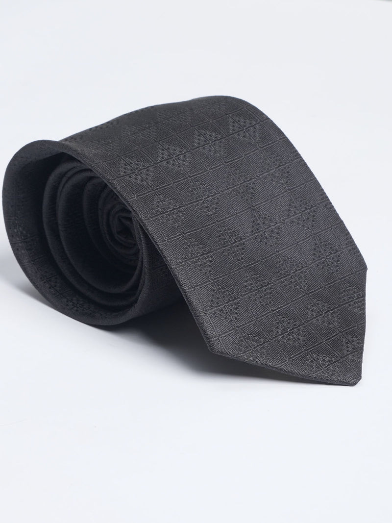 Black Designer Self Tie (TIE-1033)