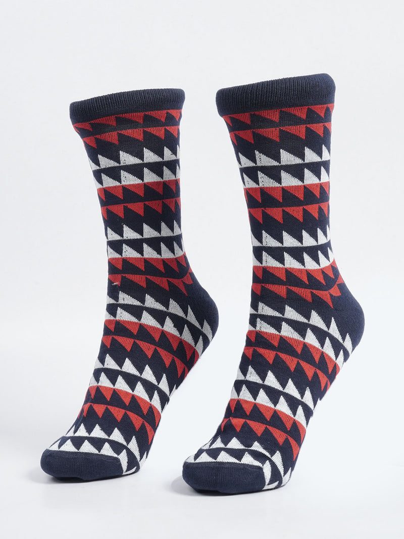 Black Designer Socks (SOCKS-1035)
