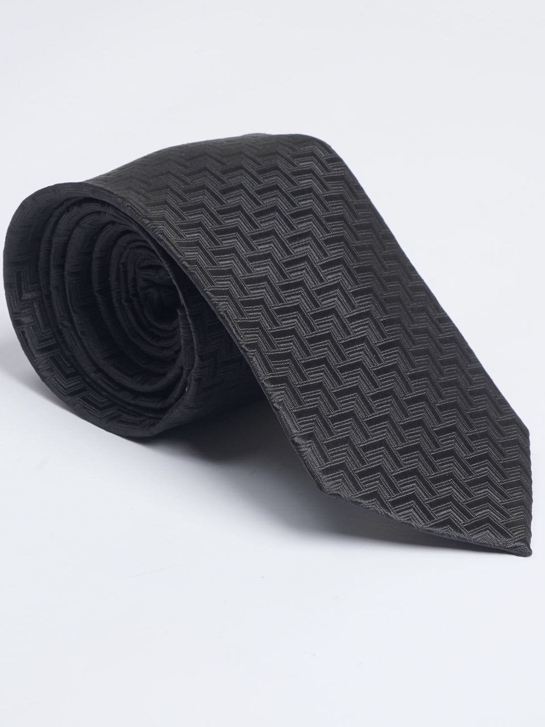 Black Designer Self Tie (TIE-1041)