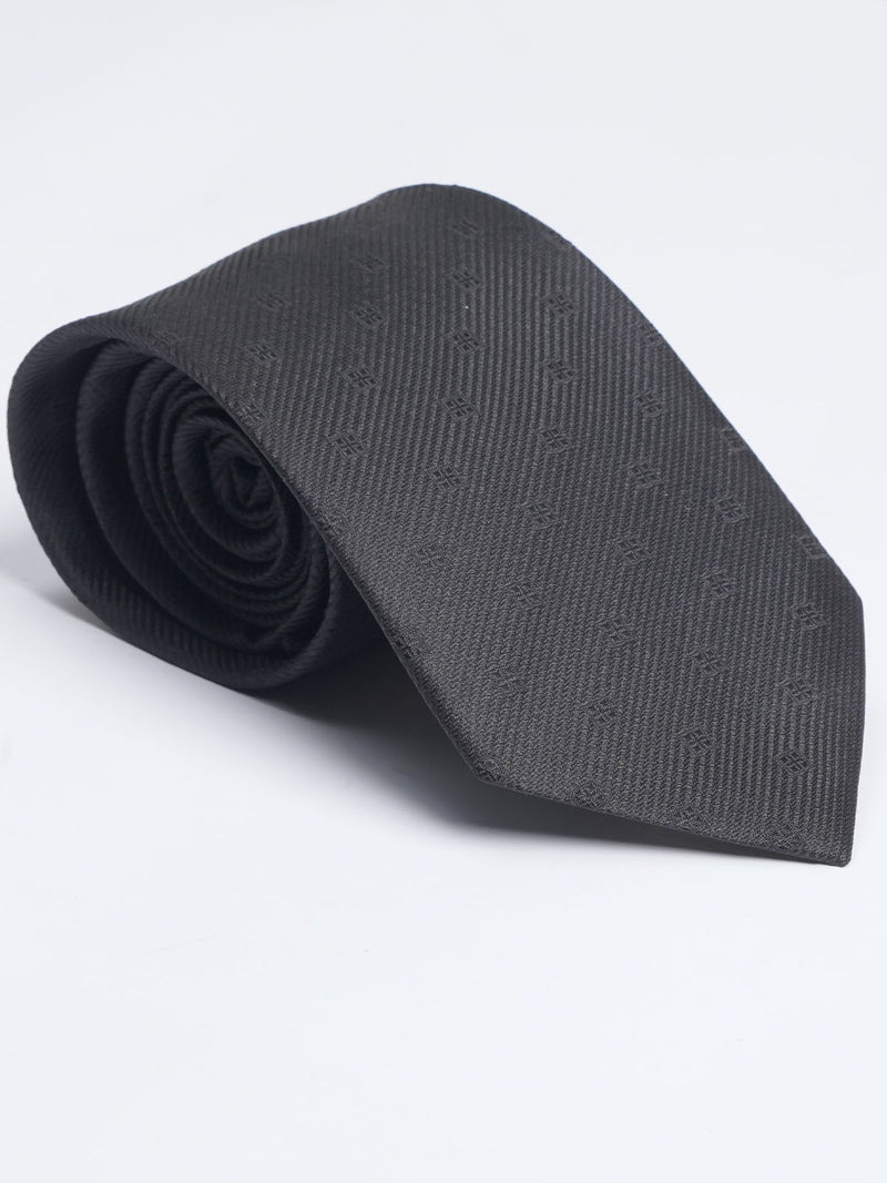 Black Designer Self Tie (TIE-1044)