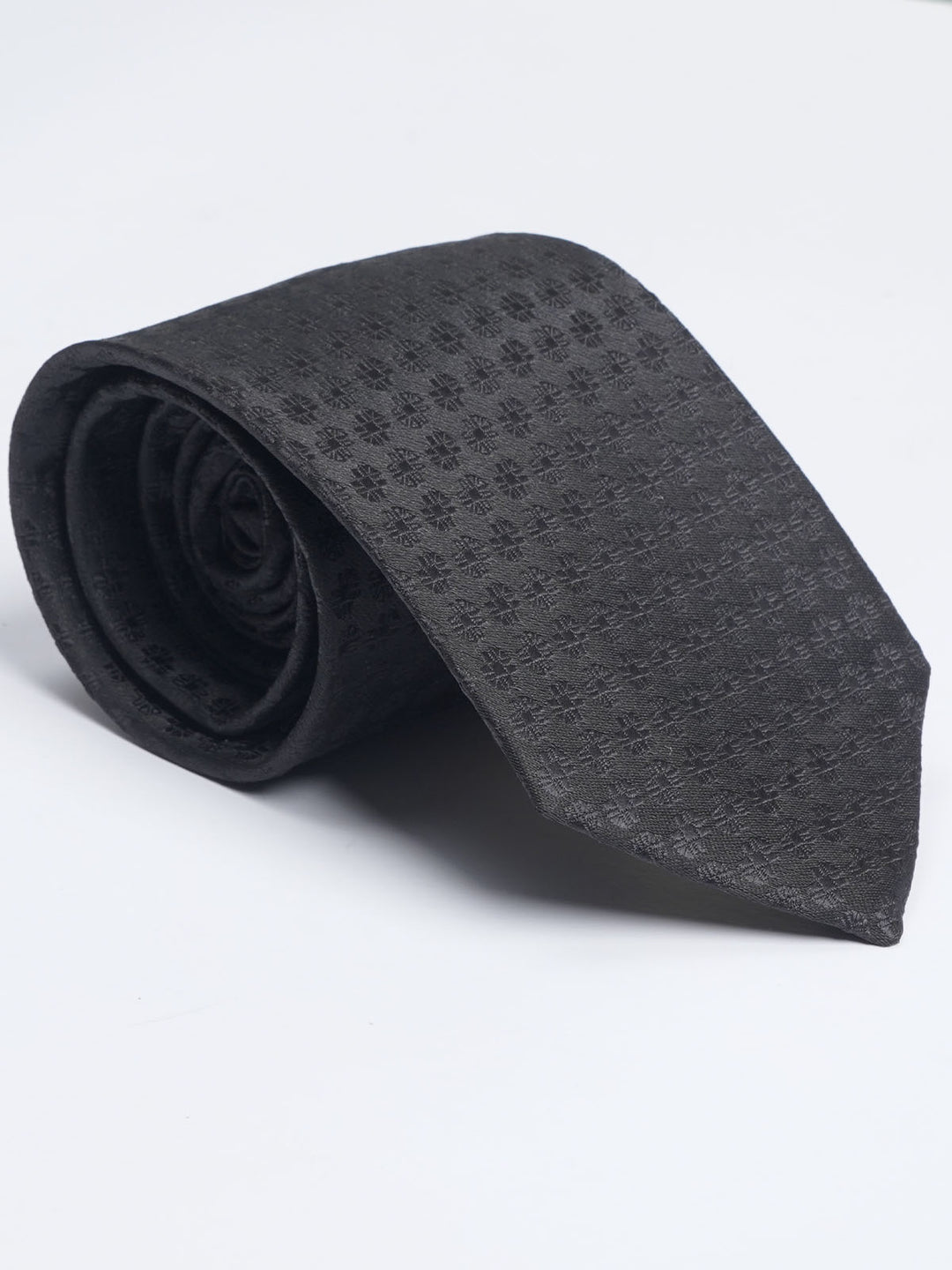 Black Designer Self Tie (TIE-1045)