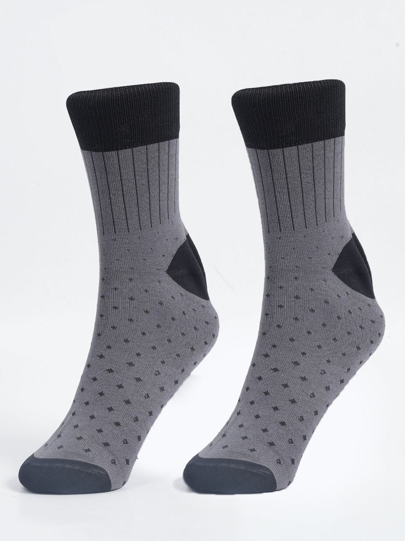 Grey Designer Socks (SOCKS-1047)