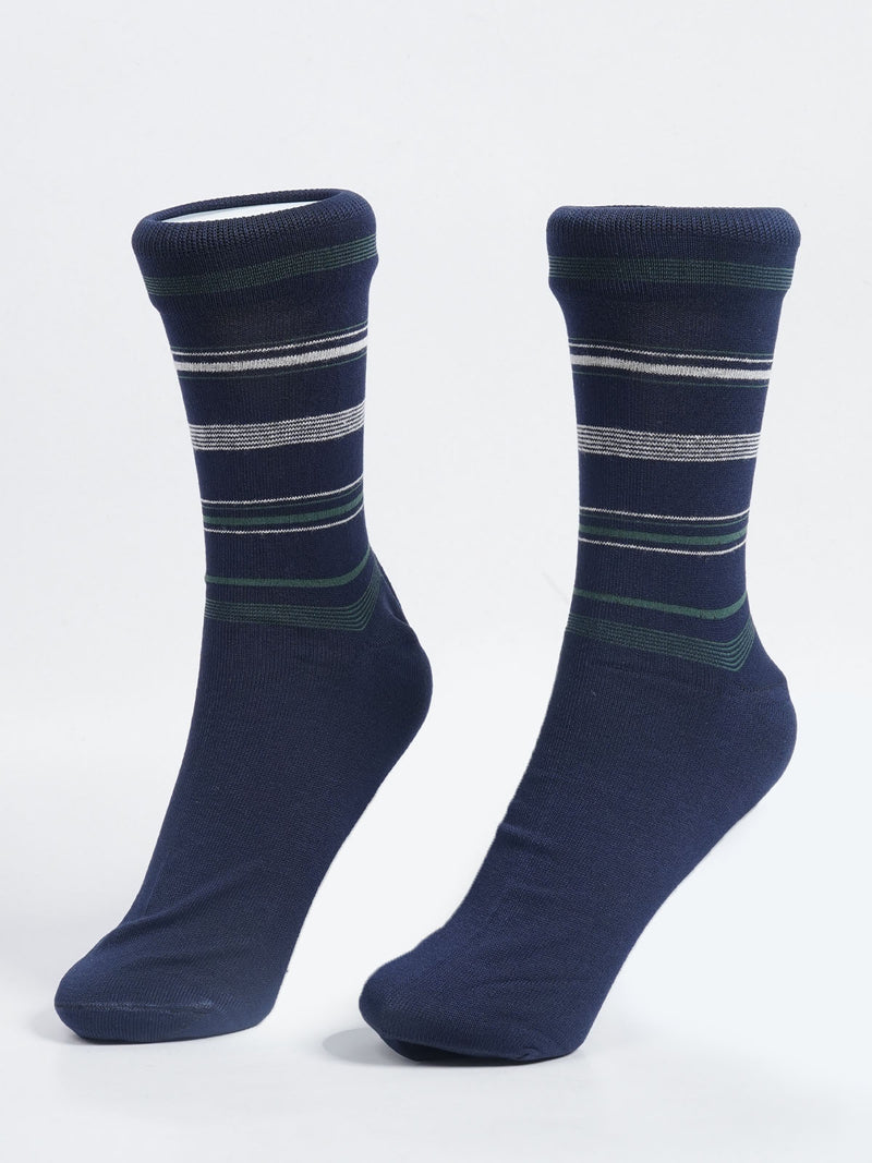 Navy Blue Designer Socks (SOCKS-1048)