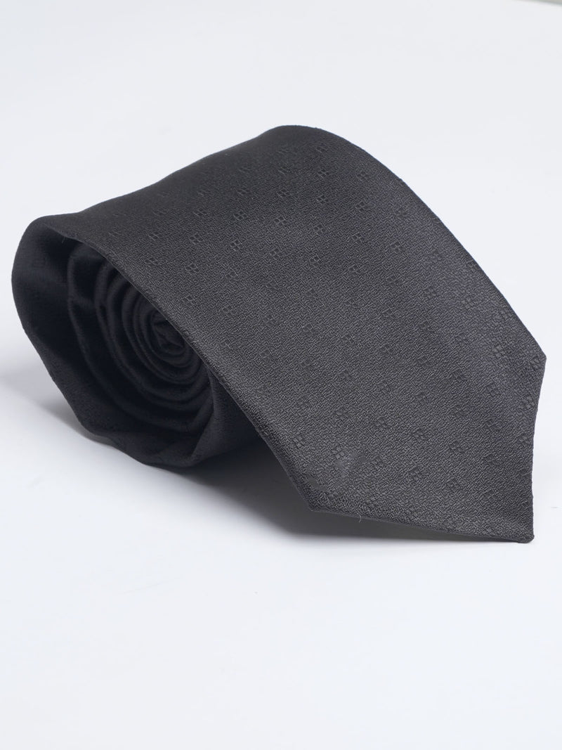 Black Designer Self Tie (TIE-1049)