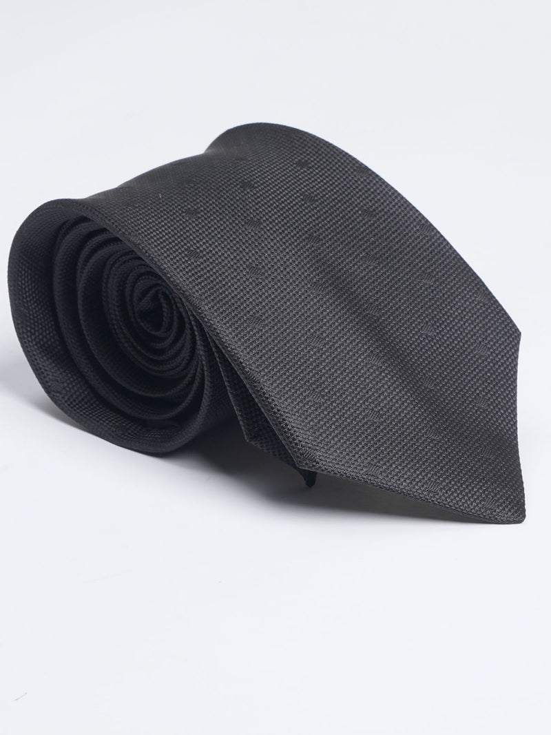 Black Designer Self Tie (TIE-1052)