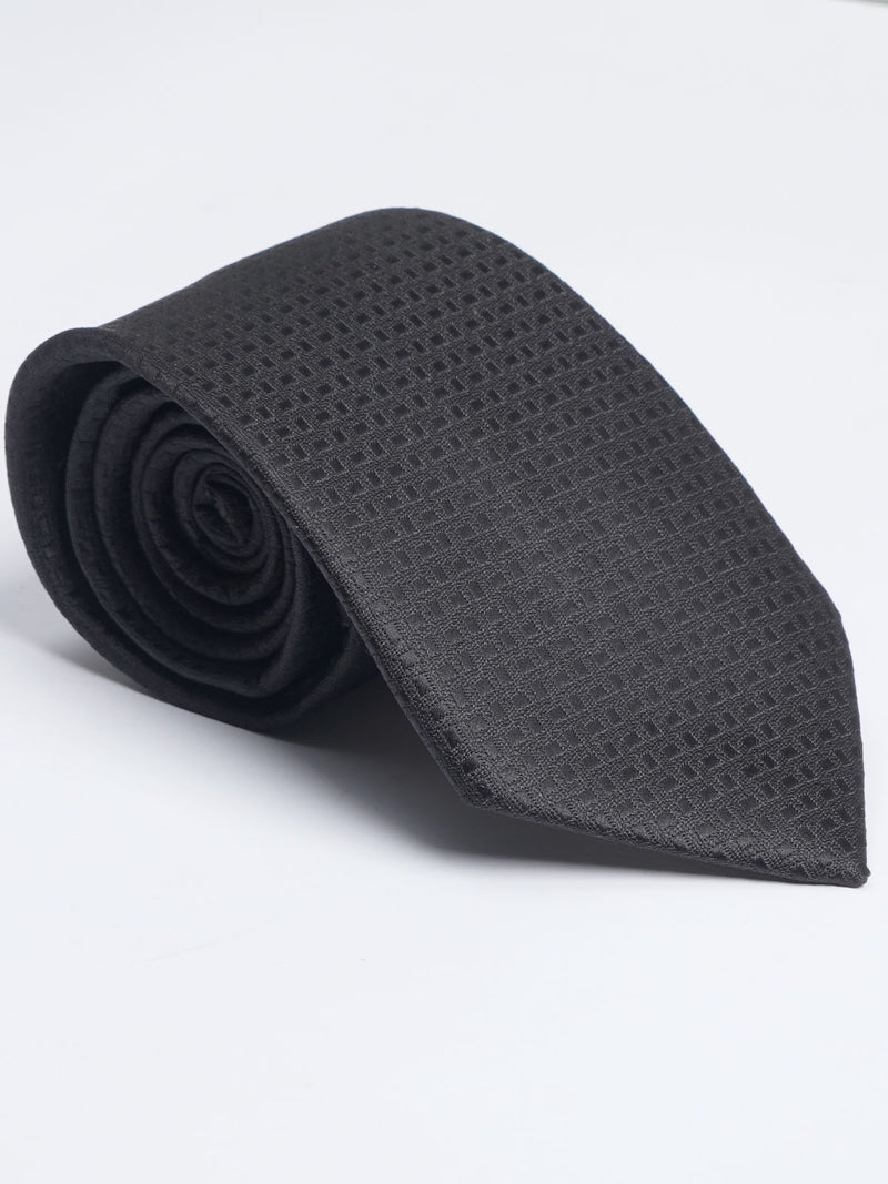 Black Designer Self Tie (TIE-1053)