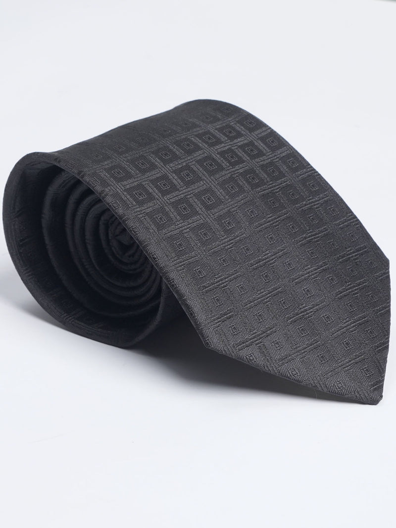 Black Designer Self Tie (TIE-1054)